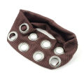 Metal hole headband, punk hip-hop style, fashionable headwear for girls, rock y2k elastic headband.