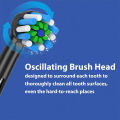 4pcs EB50 Cross Action Replacement Brush Heads for Oral B D12 D16 D100 3757 3709 Pro3 Pro1Max Electric Toothbrush. 