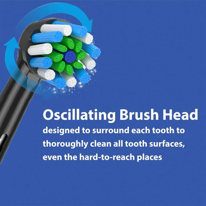 4PCS%20CrossAction%20Replacement%20Brush%20Heads%20For%20Oral%20B%20Trizone%20Triumph%20Vitality%20D100%20D12%20D16%20D36%20Electric%20Toothbrush%20-%20Image%204