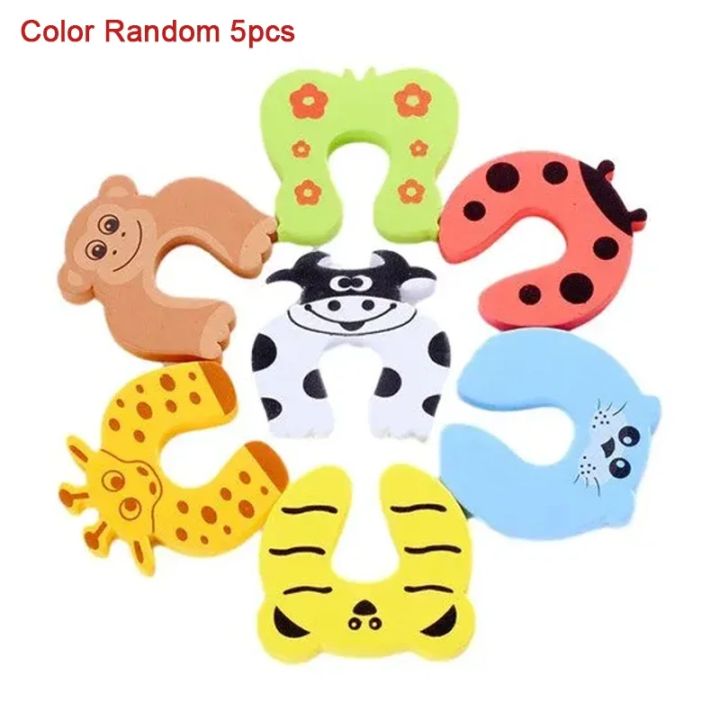 2/5pcs%20Baby%20Safety%20Door%20Stopper%20for%20Newborn%20Furniture%20Protection%20Anti-pinch%20Hand%20Cute%20Animal%20Care%20Child%20Lock%20Finger%20Protector%20-%20Image%207