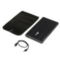 USB2.0 Hard Drive Disk Enclosure HDD External Box Case Caddy 2.5" IDE HDD With LED Light For Desktop Computer PC. 