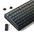 134+ Keys Gradient Gray RGB Backlit PBT Keycaps Custom Double Shot Keycaps for Cherry Gateron MX Switches Mechanical Keyboards. 