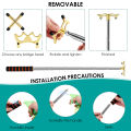 1 Set Retractable Billiard Bridge Stick Telescopic Billiards Pool Cue Bridge Stick with Replaceable Bridge Head Expandable Pool.