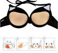 Bikini swimsuit chest pad insert, transparent, invisible, thick, cute silicone chest pad, waterproof, sweat proof.
