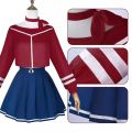 Game MiSide Crazy Mita Cosplay Costume Full Set  Role Play Yandere Mita Mira JK School Uniform Cosplay For Halloween Girls Women. 