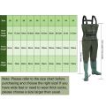 Children Fishing Chest Waders Outdoor Activities Girl Boy PVC Rain Pants Waterproof Bootfoot Quick-dry Hunting Fishing Suit.