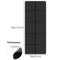 Yoga mat sports fitness EVA comfortable foam 4mm thick yoga mat sports yoga and Pilates gymnastics mat. 