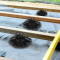 Black Bearing Decking Board Height Adjustable Building Material Booster Strong Suitable for Aluminium WPC Wood. 