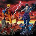 New 22cm Anime Naruto Figure Uzumaki Naruto Uchiha Sasuke Action Statue Pvc Statue Desktop Ornament Collectible Model Toy . 