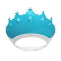 Baby Adjustable Size Shampoo Cap Crown Baby Shower Cap Children Cartoon Bath Visor Infant Hair Shield Ear Protection Waterproof.