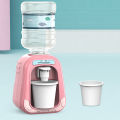 1pcs Mini Water Dispenser For Children Gift Cute Water Juice Milk Drinking Fountain Simulation Device Kitchen Toy For Kids Kitch. 