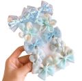 Girls Bow Hairpin with Mesh Bow & Flower, Floral  Hair Clips Versatile for Daily & Casual Wear All-Seasos Hair Accessories for Stylish Looks. 