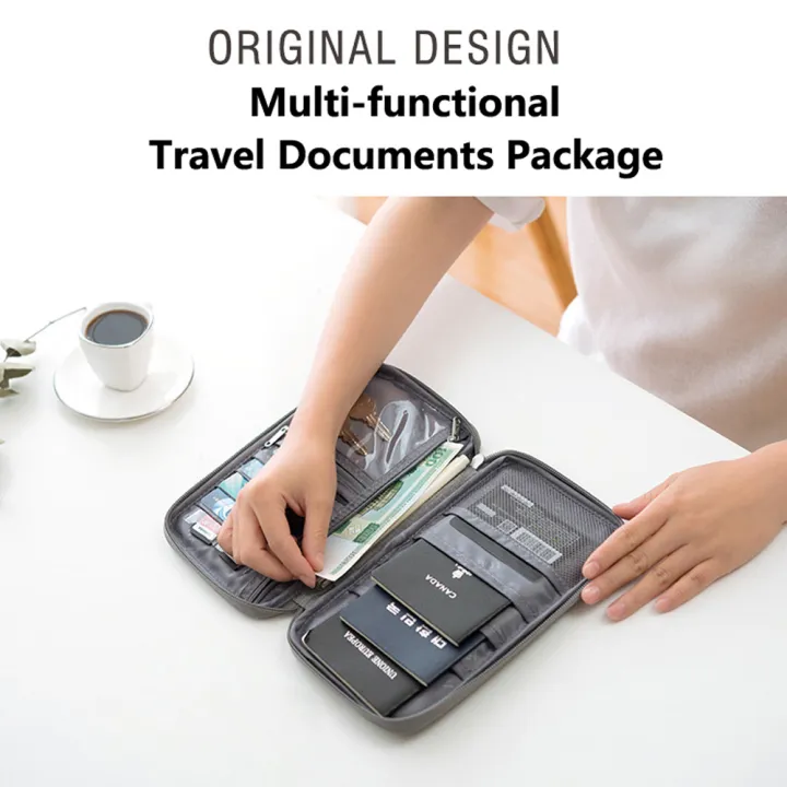 Travel%20Wallet%20Family%20Passport%20Holder%20Multi-pockets%20Waterproof%20Document%20Case%20Organizer%20Travel%20accessories%20Document%20Bag%20Cardholder%20-%20Image%202