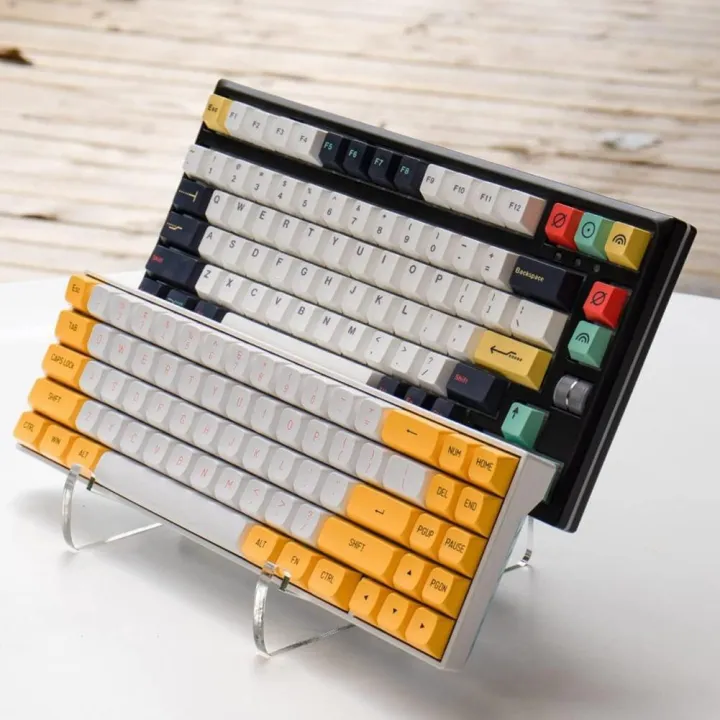 Computer Key Display Case 2 Tiers Keyboard Display Holder Transparent Acrylic Keyboard Stand ...