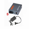 Gigabit Fiber Optical Media Converter HTB-GS-03 1000Mbps Single Fiber SC Port External Power Supply Optical Fiber Transmitter. 