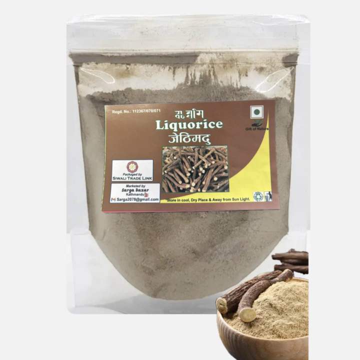 Jethimadhu Powder ( Mulethi Liquorice Powder ) Jethi Madhu- 1Kg
