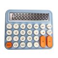 Electric Calculator Dexin DX-8869 | Mechanical Buttons multicolor, for Desktop financial accounting. 