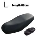 Motorcycle Universal Stretchable Leather Seat Cover Waterproof Dustproof Rainproof Motorbike Cushion Seat Protector Cover.