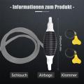 Multifunctional Liquid Vacuum Cleaner Hand Pump Petrol Pump Transfer Pump Fuel Pump Metal Hose Clamp Leakproof Oil Water Diesel.