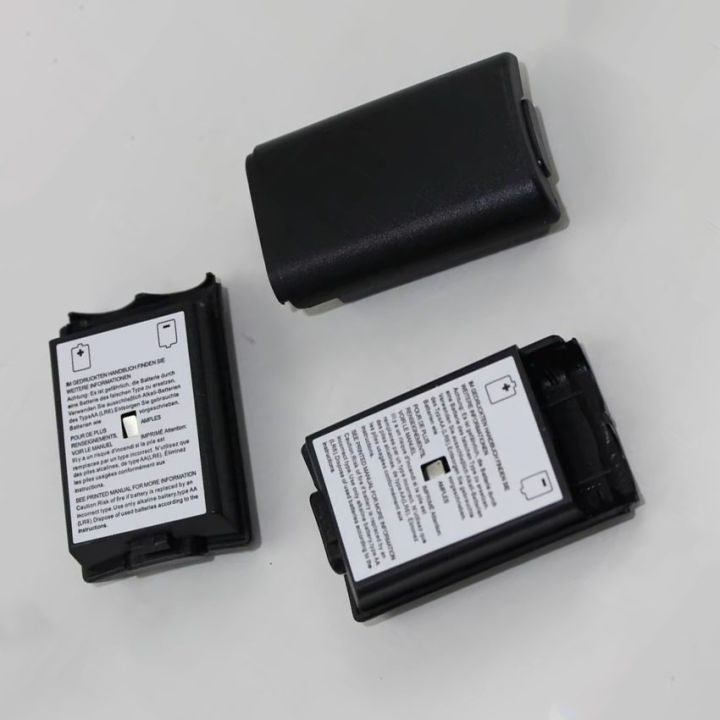 ChengHaoRan%201-2PCS%20White%20Black%20Battery%20Case%20Cover%20Shell%20For%20Xbox%20360/xbox360%20Wireless%20Controller%20Rechargeable%20Battery%20-%20Image%205