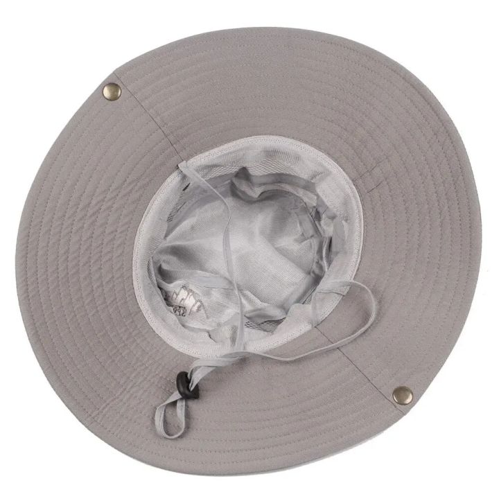 Summer%20Men%20Bucket%20Hat%20Outdoor%20UV%20Protection%20Wide%20Brim%20Panama%20Safari%20Hunting%20Hiking%20Hat%20Mesh%20Fisherman%20Hat%20Beach%20Sunscreen%20Cap%20-%20Image%205