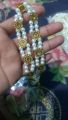 White and gold Stone Bicha For Women -1 Pcs. 