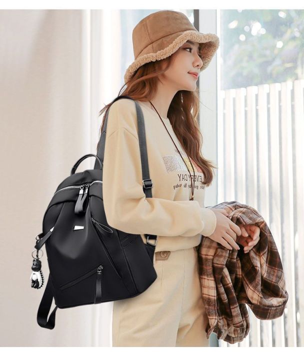 Backpack Purse Waterproof Oxford Ladies Rucksack Lightweight Shoulder Bags Daraz.pk