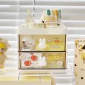 1PC Cartoon Storage Box Stationery Large Capacity Pen Holder Multi-functional Makeup Brush Storage Student Office Supplies. 