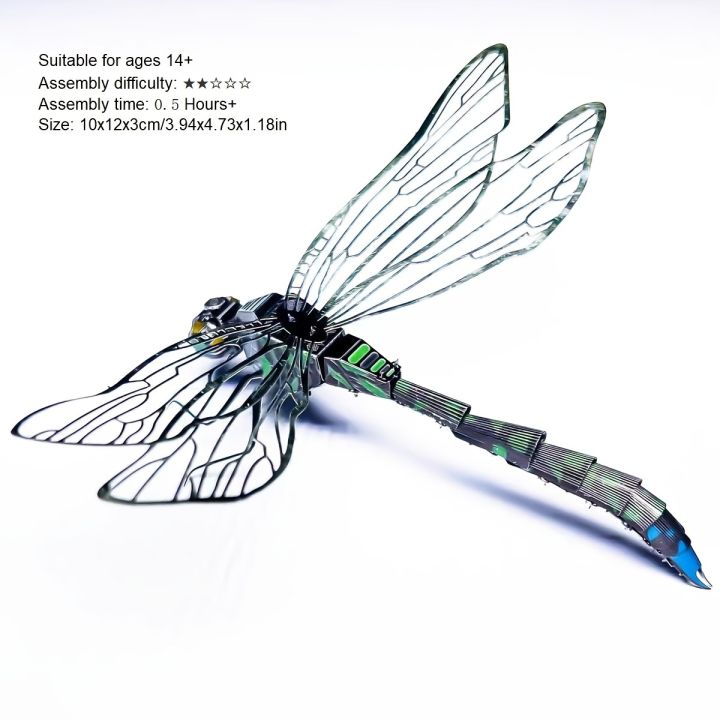 New%20Mini%203D%20Metal%20Puzzle%20Insect%20Model%20DIY%20Handmade%20Toy%20Dragonfly%20Puzzle%20Learning%20Education%20Toys%20for%2014+y%20Metal%20Earth%20%20Toys%20-%20Image%202