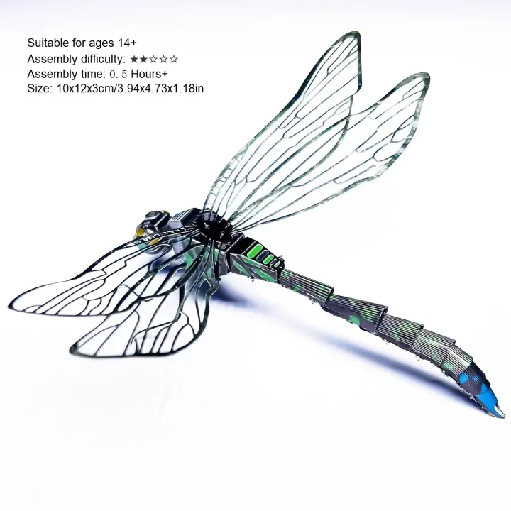 New%20Mini%203D%20Metal%20Puzzle%20Insect%20Model%20DIY%20Handmade%20Toy%20Dragonfly%20Puzzle%20Learning%20Education%20Toys%20for%2014+y%20Metal%20Earth%20%20Toys%20-%20Image%202