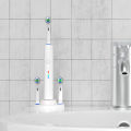 Electric Toothbrush USB Charger Base & Toothbrush Heads Holder Set Compatible with Oral B Braun Electric Toothbrushes PRO Series. 