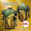 JK Thailand fishing shirts Lanna pattern UV protection 80-90% colors do not fall, dry quickly. 