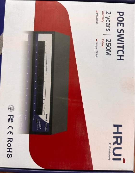 8 Port Poe Switch HR903-AF-82Y-80