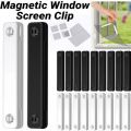 Magnetic Window Screen Clip Rust-proof Drilling-Free Fixation Buckle for Mosquitoe Net Windows Doors Nail Free Insect Protection. 