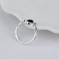 1 pc The Vampire Diaries Rings Elena Gilbert Daylight Rings Vintage Crystal Ring With Blue Lapis FashionJewelry Movies Cosplay. 