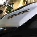 For YAMAHA NVX V1 V2 155 Motorcycle 3D Soft Stereoscopic Logo Emblem Badge Sticker Body Decal Accessories Left And Right 1 Pair. 
