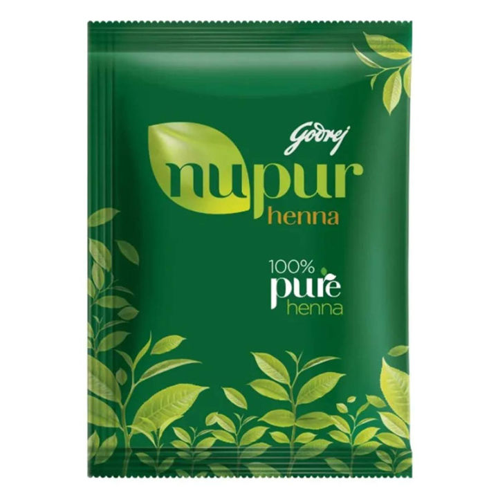 Indian Product Godrej Nupur Henna 100% pure Henna mehendi -120 Gm