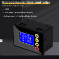 AC DC 110-220V 24V 12V Time Relay 220V LCD Digital Display Programmable Timer Control Switch Adjustable Time Relay Delay. 