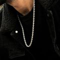 New RASSA Style Boys Stainless Steel Silver Chain. 