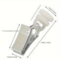 30pcs Metal Curtain Clips with Nylon Rollers For Curtain Rails Shower Curtains Door Curtains Curtain Accessories. 