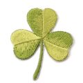1PC Four-leaf Clover Patches Ironing Cloth Stickers Embroidery Patch Small Applique DIY Repair Hole Parches Ropa Plancha.
