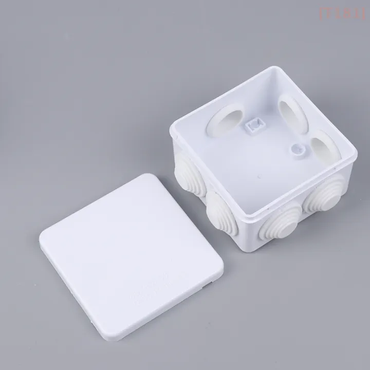 [E] White Connection Cable Branch DIY Waterproof IP65 Power Case ...