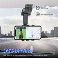 New Car Universal Clip Car Phone Holder 360 Degree Rotatable Retractable Phone Mount Stand For Dash Cam Smartphone Bracket.