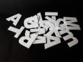 3mm white colour laser Cut acrylic letter custom design (as per sft). 
