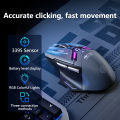 Inphic IN9 PRO Bluetooth Mouse Rechargeable 2.4G Wireless 26000DPI RGB Gaming Mouse Ergonomics Supports Wired Connections. 