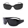 Men And Women Improving Vision Anti Myopia Astigmatism Glasses With Holes For Correcting Fatigue Pinhole Glasses.