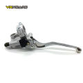 UNIVERSAL Motorcycle Brake pump Front Wheel Cylinder Disc Brake Hydraulic Pump Assy Motorbike Up Pump Level 125cc silver. 