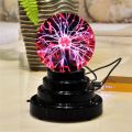 3 Inch Magic Plasma Ball Lamp Touch Sensitive Atmosphere Night Light Novelty Lamp Kids Birthday Christmas Gift. 