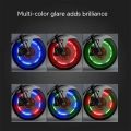 2/4PCS Auto Shining Bike motorcycle Wheel Tire Tyre Light Valve Car Air LED Styling Cap Light With Stem Cover Lamp Light Hub. 