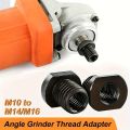 Angle Grinder Attachment Adapter,M10 to M14/M16,Black Quick Change Polisher Interface Connector Practical Thread Converter.